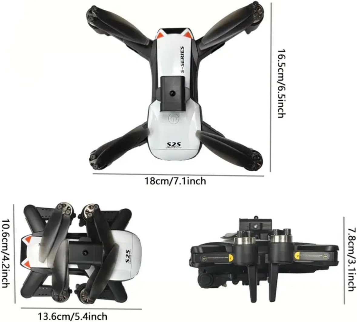 Foldable Dual-Camera Drone