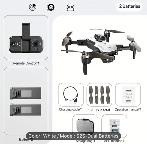 Foldable Dual-Camera Drone